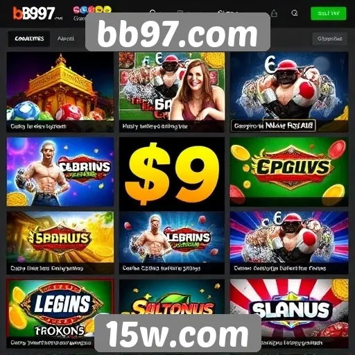 Variedade de jogos oferecidos pelo bb97.com